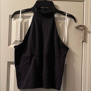 YITTY Black High-Neck Tank Top